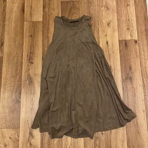 Suede dress size small